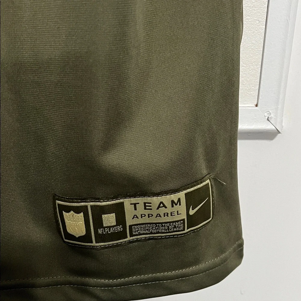 Nike Olive Green Men's Raiders Jersey Mack 52 XXL BNWT Veterans military USA - Picture 8 of 10